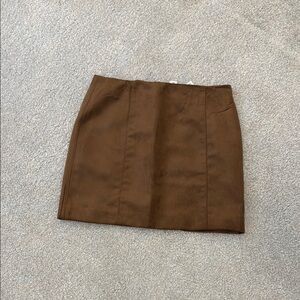 NWT: H&M Vegan Suede Mini